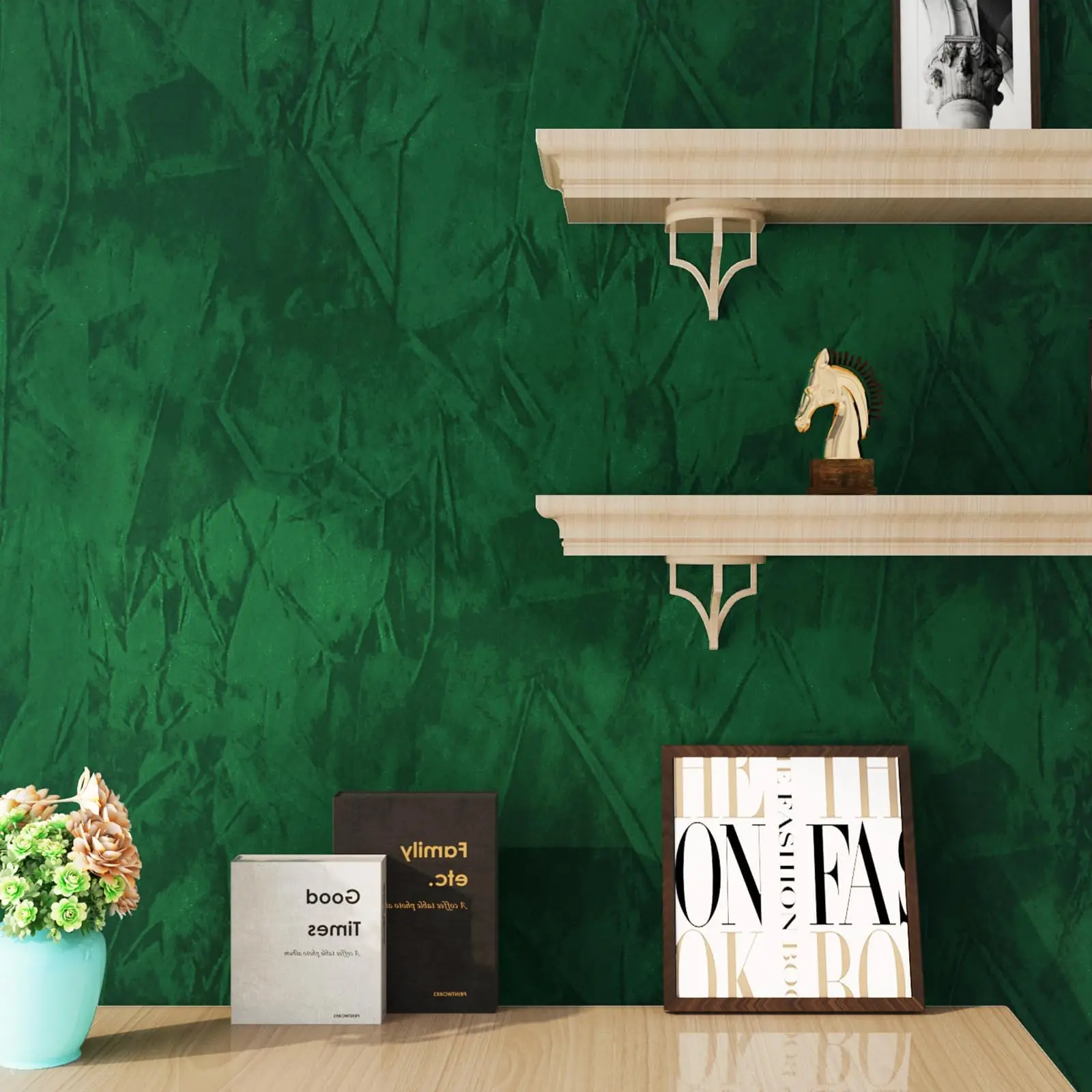 Professional commercial wallpaper in a modern office space